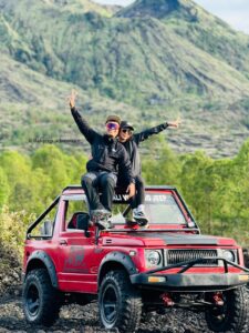 Black Lava Mount Batur Bali 